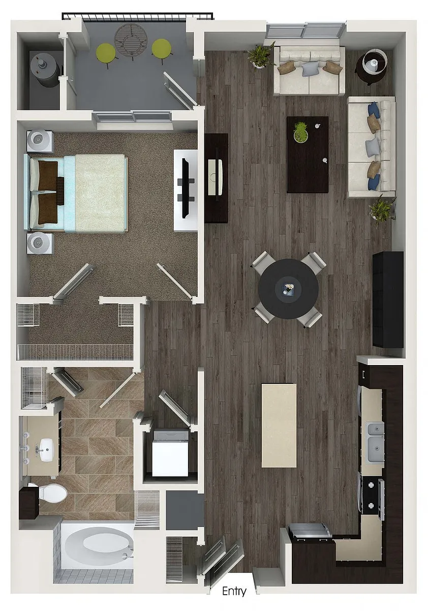 Floor plan A2a