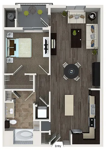 Floor plan A2a