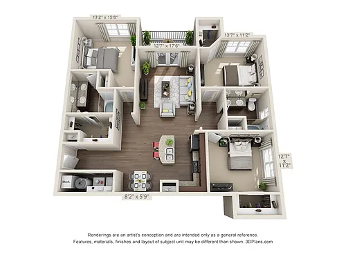 Floor plan Water Mill