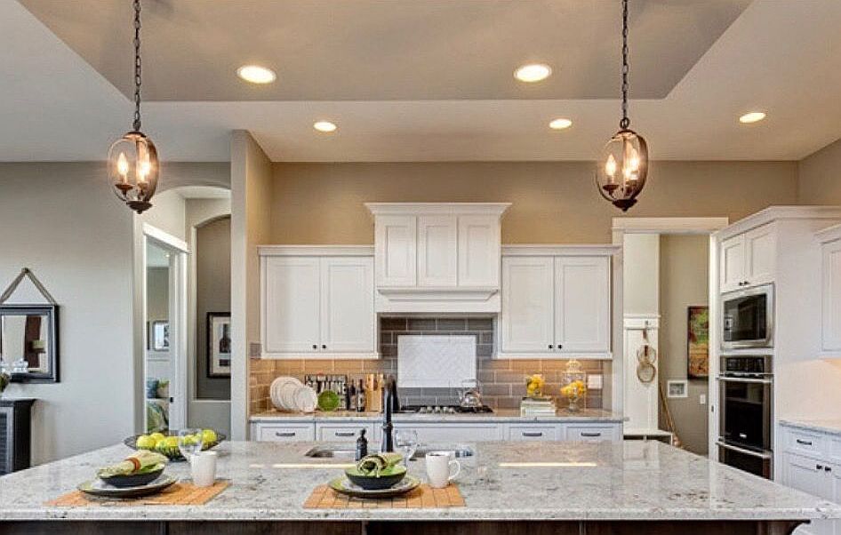 Large kitchen island