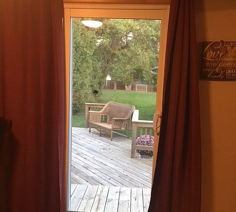 View from dining room