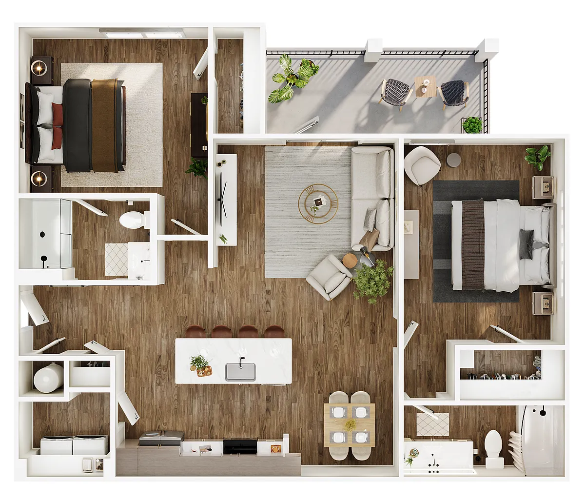 Floor plan B