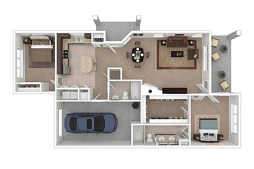Floor plan Gull Harbor