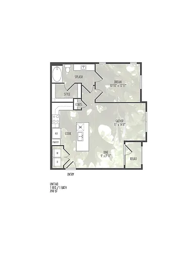Floor plan The Edison