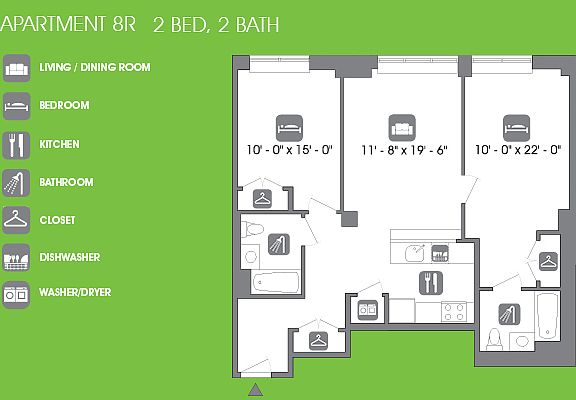 2nd image of 260 W 26th St APT 8R