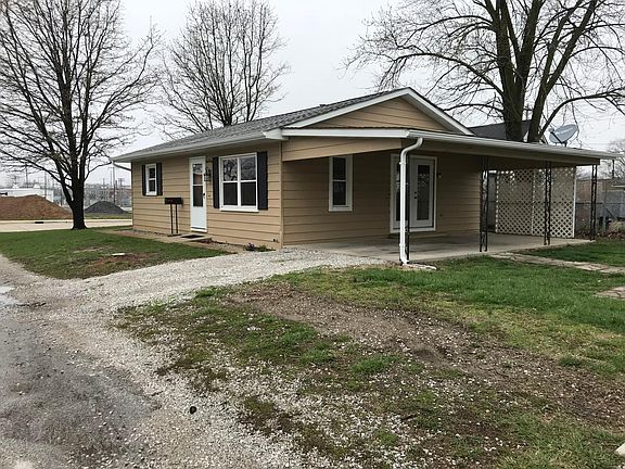 Side of house with carport