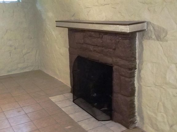 Decorative Fireplace in Living Room