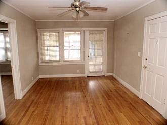 Living Room with French Door leading to Sun Porch