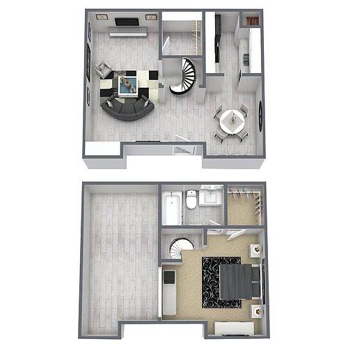 Floor plan One Bedroom 2