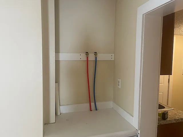 Washer hookup