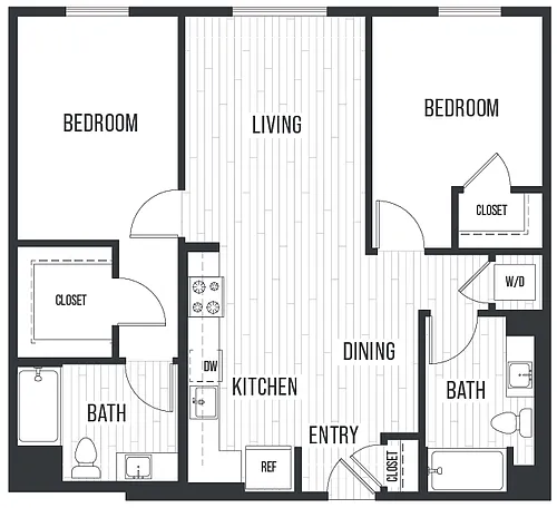 Floor plan Plan 2B