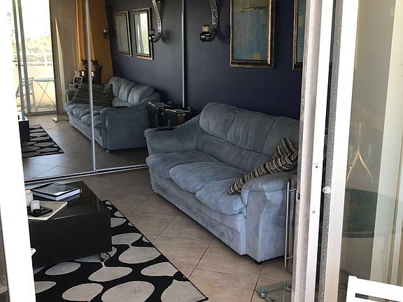 Living room looking in from patio