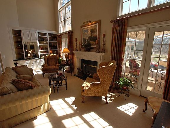Formal Living Room overlooks the course and lake