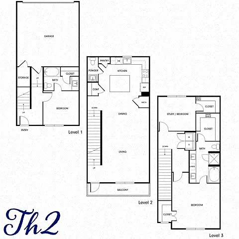 Floor plan Townhome II