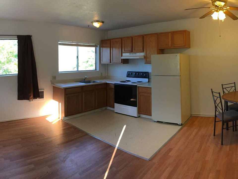 Living room and kitchen
