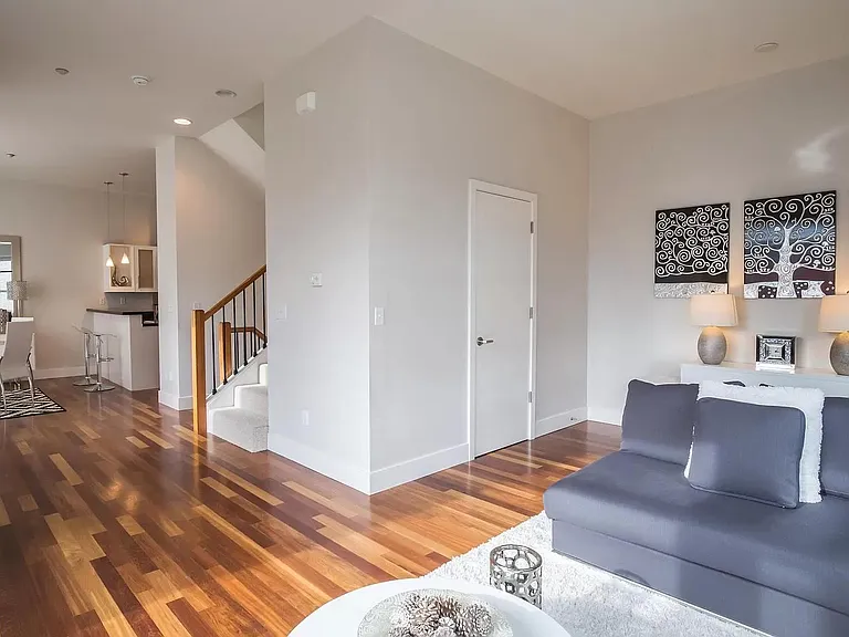 Main/Second Level: Living Room, Dining Room, Kitchen, Half Bath