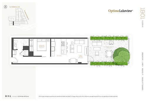 Floor plan 1B01