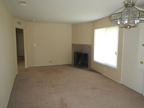 living room with fireplace