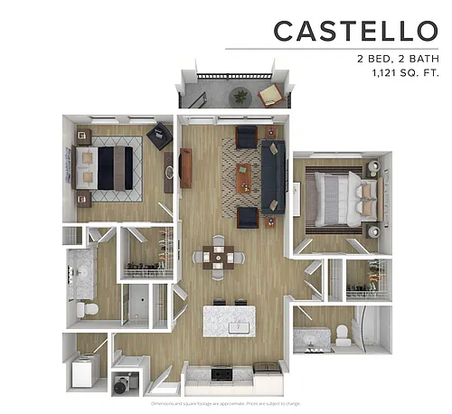 Floor plan Castello