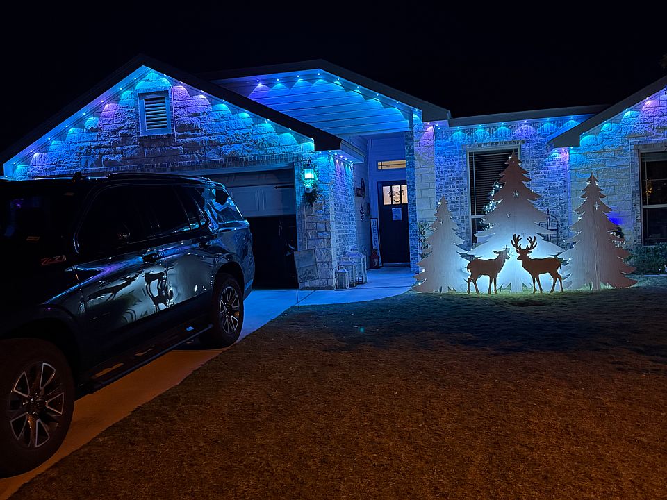 Home has permanent lighting year round