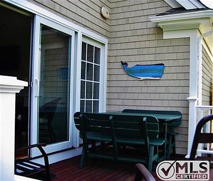 Back deck with views of Perch Pond.