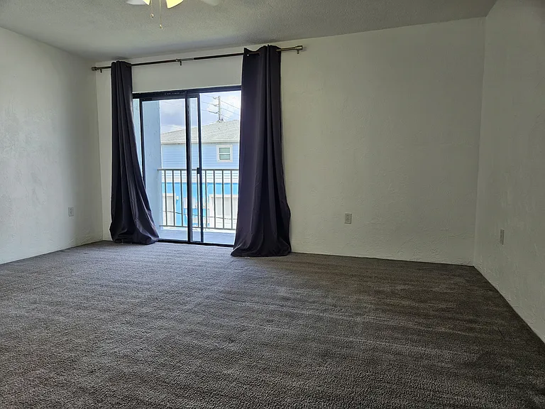 Bedroom with balcony