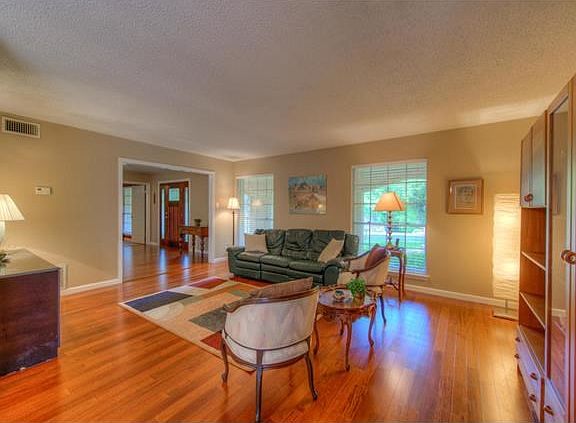Sun-filled living room