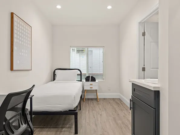 A 5 bedroom, 3 bathroom apartment with common areas and a fully functional kitchen at 1738 Kelton...