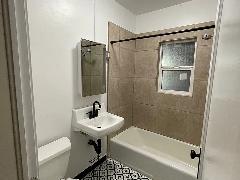 Bathroom - recently updated and fully tiled