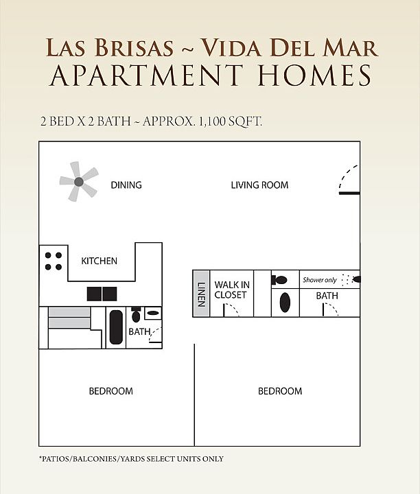 Two Bedroom Floorplan