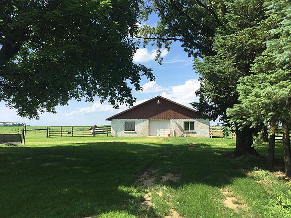 Barn with pasture