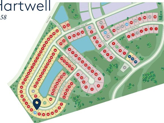 Lot Map of 1058