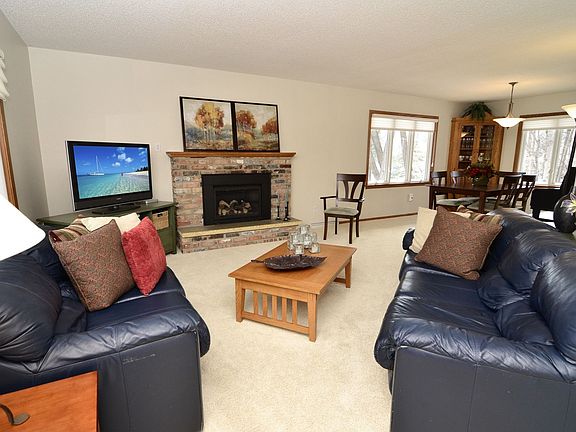 A welcoming neutral decor and spacious open floor plan