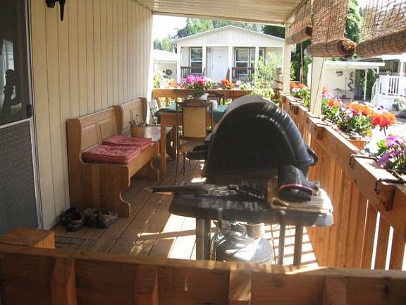 Spacious deck