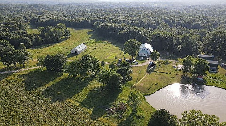 Aerial view from NE