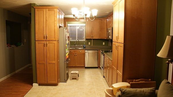 Remodeled kitchen