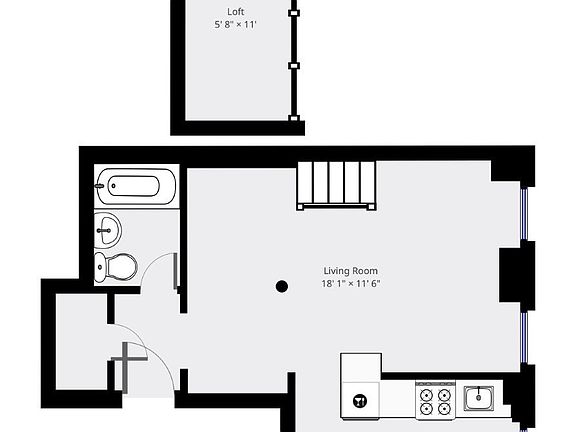2nd image of 465 W 57th St Floor 2