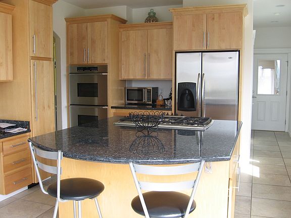 stainless steel, granite, double oven