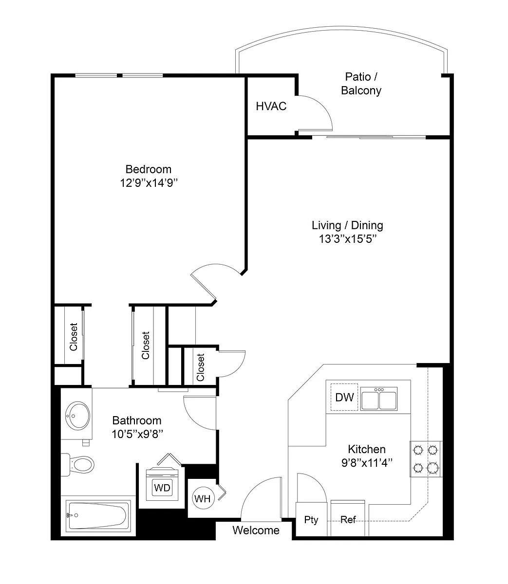 Floor plan Blacksmith