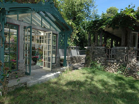 greenhouse/pond/lawn