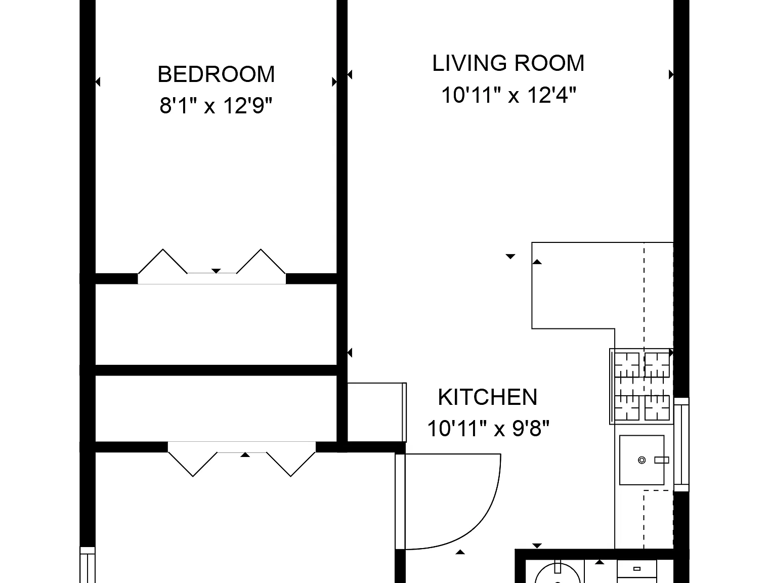 2 bed, 1.0 bath, 750 sqft, $2,100 — Photo 3