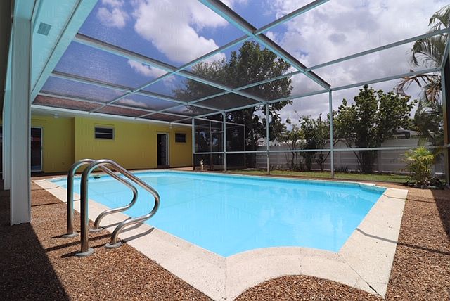 Pool w/ outside eating area