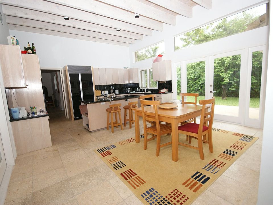 Granite Kitchen with High Ceilings