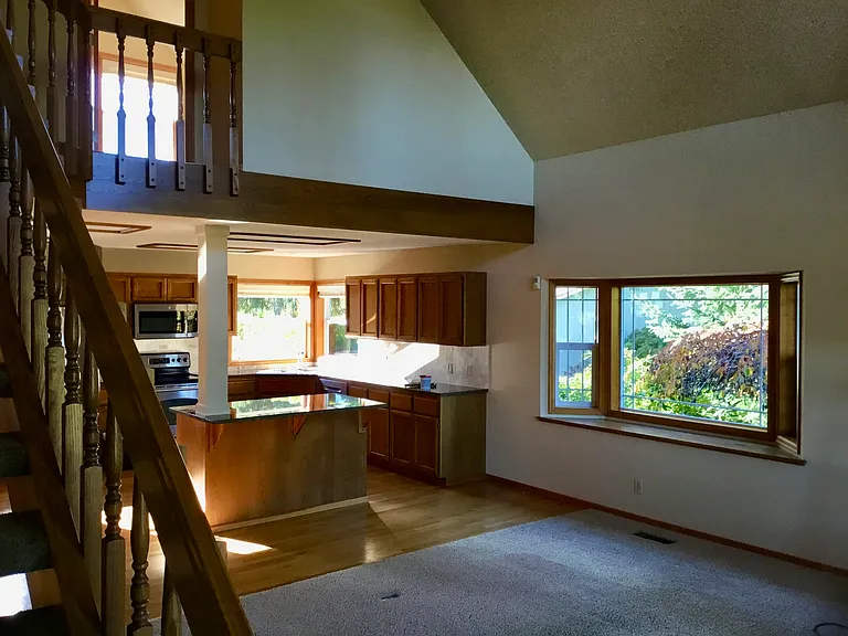 Loft and staircase to loft and attic