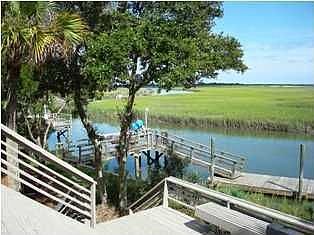 Deck leading to dock