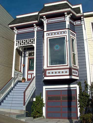 front of house with new paint