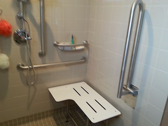 Accessible Shower in Master