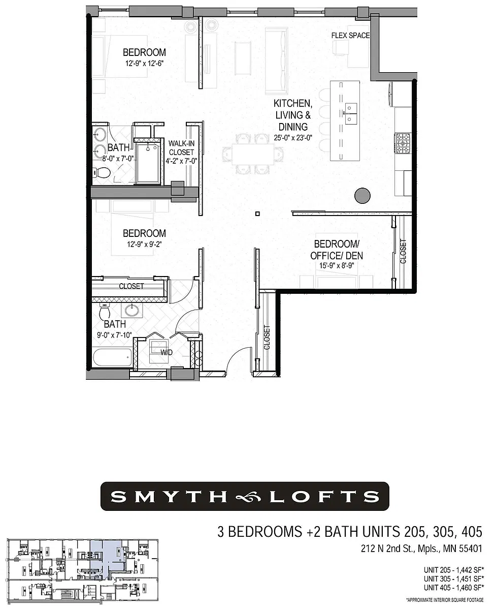 Floor plan The Ives
