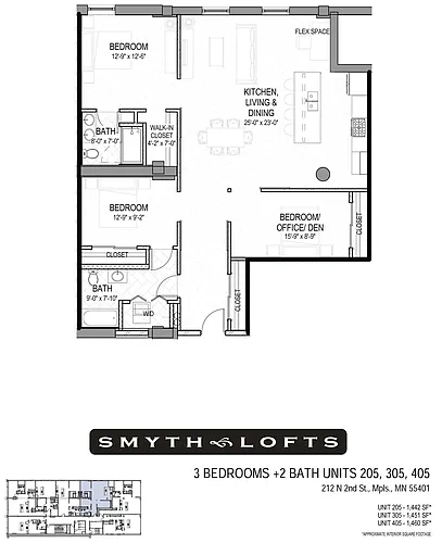 Floor plan The Ives