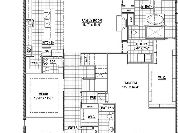 Plan 1639 1st Floor